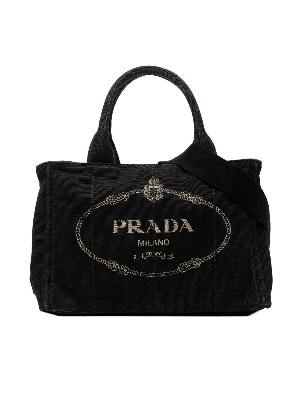 Prada Canapa Convertible Tote Canvas #275272P69B